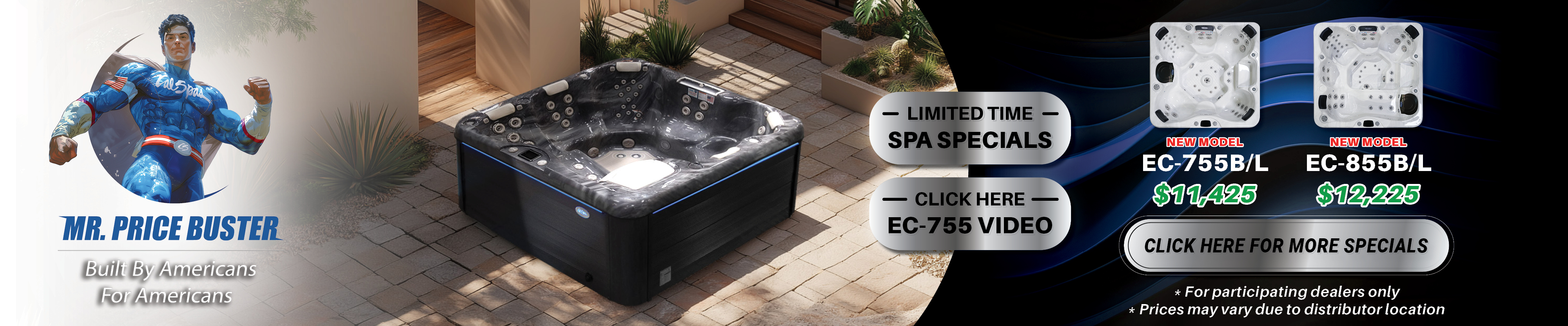 Calspas hot tub being used in a family setting - Cumberland